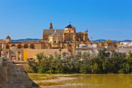 Bridge at Cordoba Spain - nature and architecture backgroundのeditorial素材