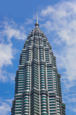 Twin towers at Kuala Lumpur  Malaysia  - architecture backgroundのeditorial素材