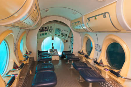 Touristic submarine at Tenerife island - Canary Spainのeditorial素材