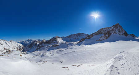 Mountains ski resort Innsbruck Austria - nature and sport background