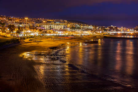 Beach Las Americas in Tenerife island - Canary Spainの写真素材