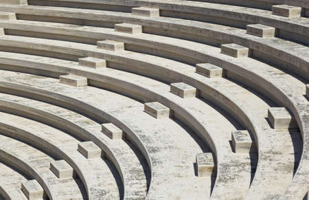 Rows of amphitheater - entertainment backgroundの写真素材