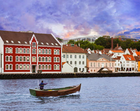 Stavanger Norway - architecture and travel backgroundのeditorial素材