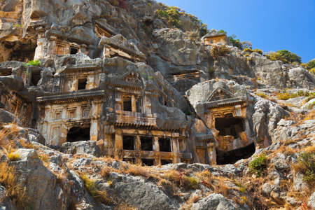 Ancient town in Myra, Turkey - archeology background