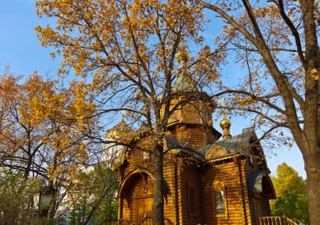 Chapel in Cathedral of Christ the Savior - Moscow (Russia) at autumnの写真素材