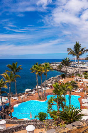 Pool at Tenerife island - Canary Spain