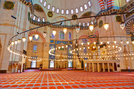 Suleymaniye Mosque in Istanbul Turkey - architecture religion backgroundのeditorial素材
