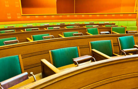 Parliament in City Hall Radhuset - Oslo Norwayのeditorial素材