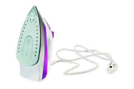 Flat iron isolated on white backgroundの写真素材