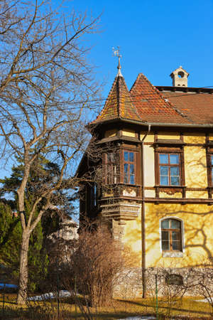 Innsbruck Austria - architecture and nature backgroundのeditorial素材