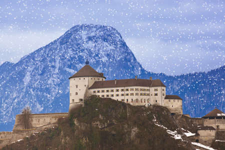Castle Kufstein in Austria - architecture and travel backgroundのeditorial素材
