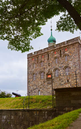 Old fortress in Bergen Norway - architecture backgroundのeditorial素材