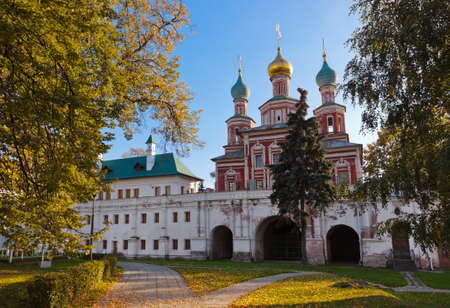 Novodevichiy convent in Moscow Russia - architecture background