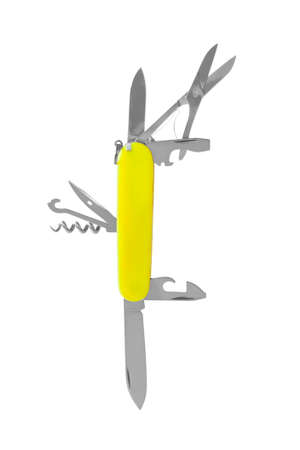 Knife multitool isolated on white background