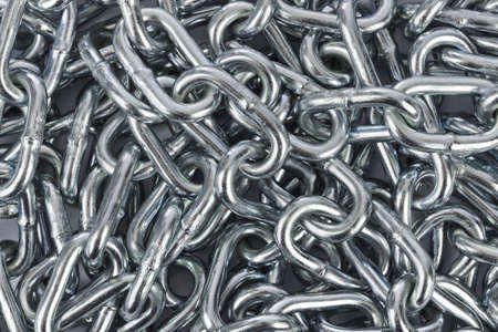 Chain heap - abstract metal backgroundの写真素材