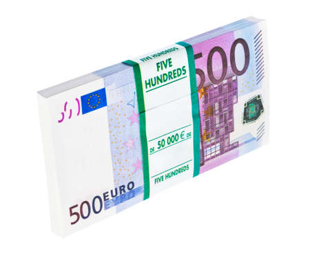 Money pack isolated on white background