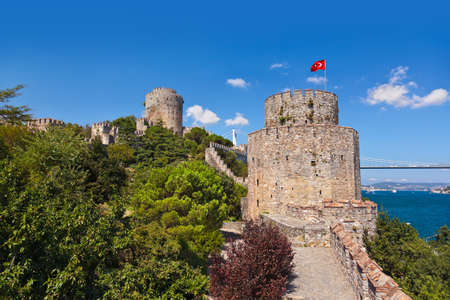 Rumeli Fortress at Istanbul Turkey - architecture backgroundのeditorial素材