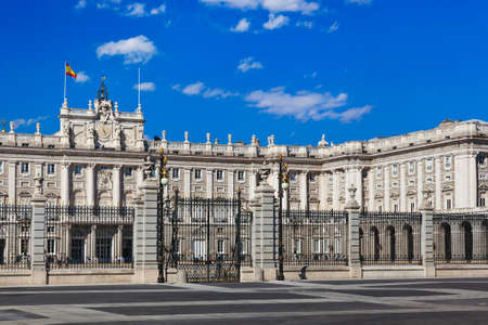 Royal Palace at Madrid Spain - architecture backgroundのeditorial素材