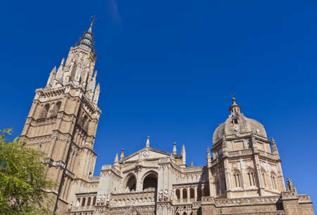 Cathedral of Toledo Spain - religion architecture backgroundのeditorial素材