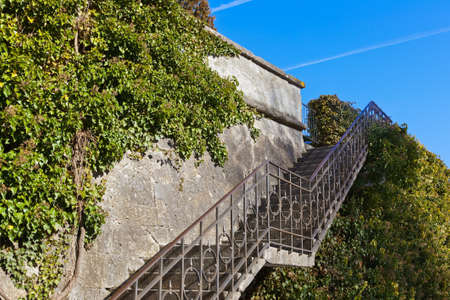 Stairs in Palace of Ambras (Schloss Ambras) - Innsbruck Austriaのeditorial素材