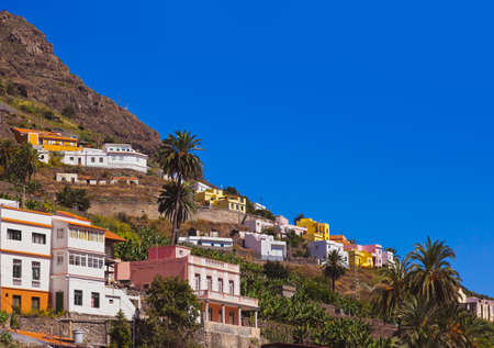 Village in La Gomera island - Canary Spainの写真素材