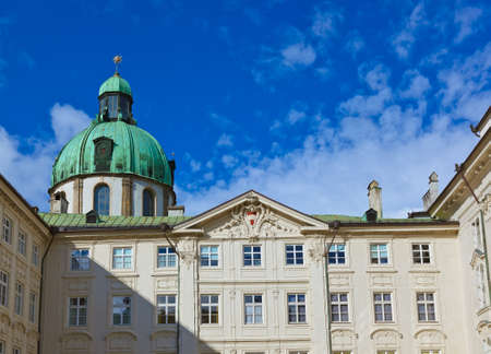Royal palace in Innsbruck Austria - architecture and travel backgroundのeditorial素材