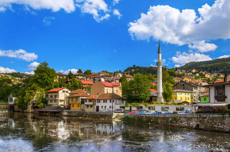 Old town Sarajevo - Bosnia and Herzegovina - architecture travel backgroundのeditorial素材