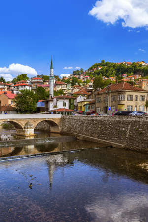 Old town Sarajevo - Bosnia and Herzegovina - architecture travel backgroundのeditorial素材