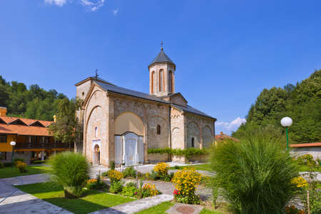 The medieval monastery Raca - Serbia - architecture travel background