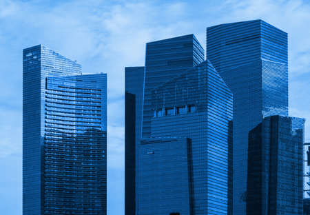 Singapore city skyline - architecture and travel background