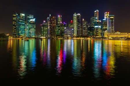 Singapore city skyline - architecture and travel background