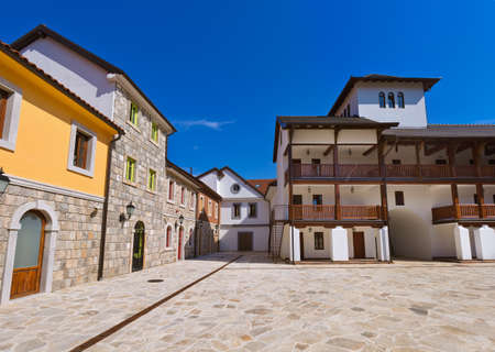 Andricgrad or Kamengrad in Visegrad - Bosnia and Herzegovina - architecture travel backgroundのeditorial素材