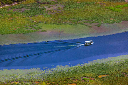 Rijeka Crnojevica River near Skadar Lake - Montenegro - nature background