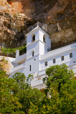 Ostrog monastery - Montenegro - architecture travel backgroundのeditorial素材