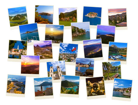 Stack of Montenegro and Bosnia imagesの写真素材