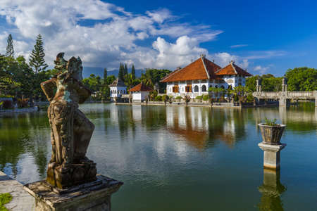 Water Palace Taman Ujung in Bali Island Indonesiaのeditorial素材