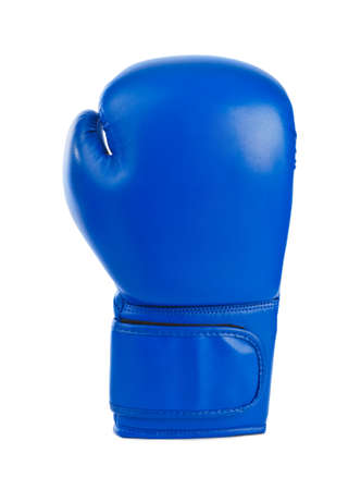 Boxing glove isolated on white backgroundの写真素材
