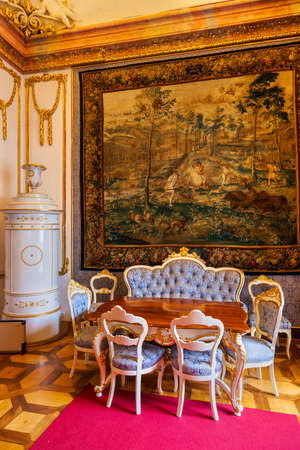 Interior of palace in Salzburg Austriaのeditorial素材