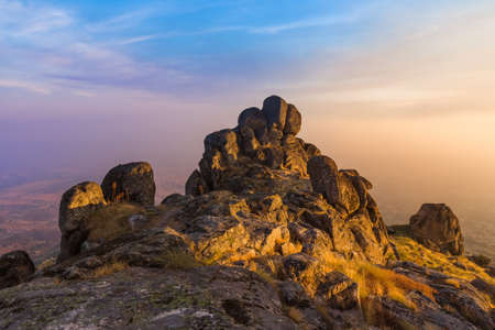 Fort in Village Monsanto - Portugalの写真素材