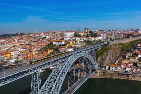 Porto old town in Portugalの写真素材