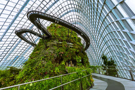 Cloud Forest Dome at Gardens by the Bay in Singapore