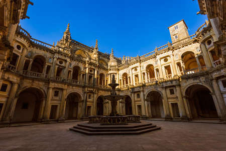 Knights of the Templar (Convents of Christ) castle in Tomar Portugalのeditorial素材