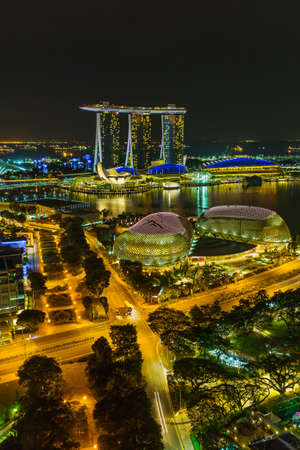 Singapore city skyline - architecture and travel backgroundのeditorial素材