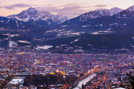 Innsbruck Austria - architecture and nature background