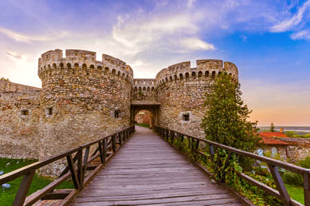 Kalemegdan fortress Beograd - Serbia - architecture travel backgroundの写真素材