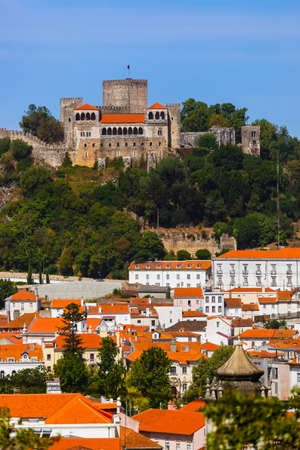 Castle in Leiria - Portugal - architecture backgroundのeditorial素材