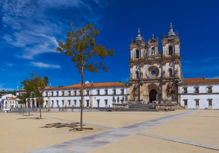 Alcobaca Monastery - Portugal - architecture backgroundのeditorial素材
