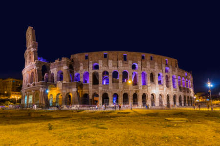 Coliseum in Rome Italy - architecture backgroundの写真素材