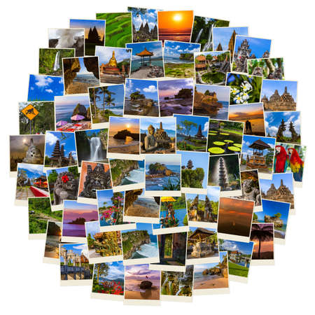 Bali Indonesia travel images - nature and architecture background (my photos)の写真素材