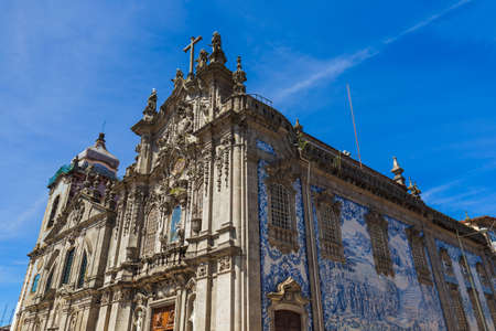 Cathedral in Porto old town - Portugal - architecture backgroundの写真素材